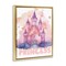 Stupell Industries Pastel Princess Castle Floating Frame By Jesse Keith